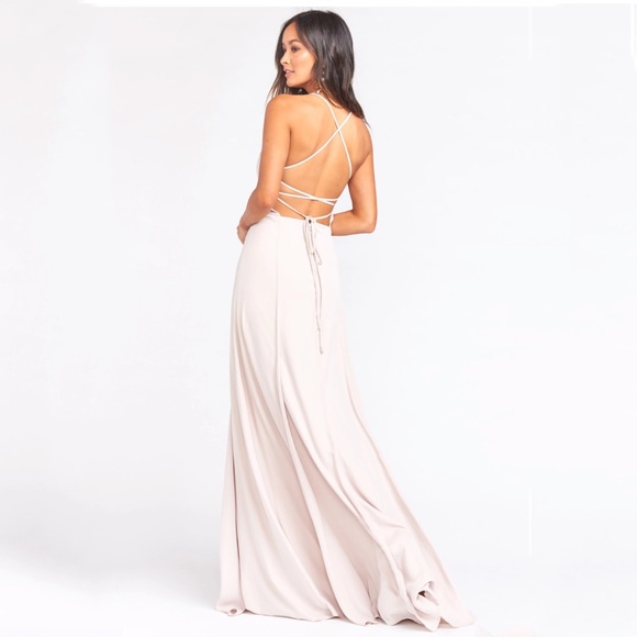 Show Me Your MuMu Godshaw Goddess Nude Gown Dress - Picture 11 of 12